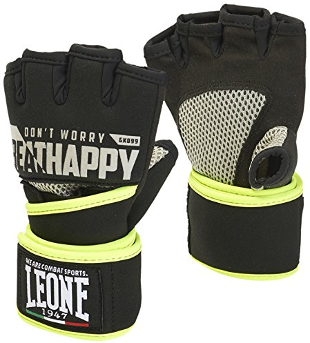 LEONE 1947, GK099, Guanti Power Fit Boxe, Unisex – Adulto, Nero, L