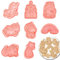 Flyftrey Lot de 8 emporte-pièces licorne, emporte-pièces en forme de licorne, pour biscuits, fondants, cookies, pâtisseries pour enfants