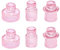 HofferRuffer Glas Kerzenständer für Kirche, Hochzeit, Geburtstag, Party, Abendessen, Geschenk, Kerzenhalter 6 Stück für Teelicht/Taper Candle, 2-in-1 Teelichthalter