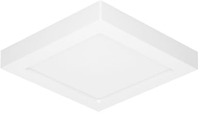 Miratic Plafon Led Techo Lampara Led Techo Cuadrada 3000K Blanco (18W 1500lm)