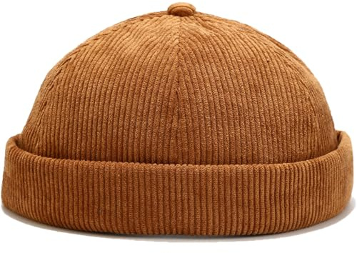 VIAUMBR Gorro de marinero Docker Cap GORRA Sombrero Gorro de pescador para Hombre Mujer, 56-60