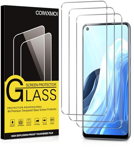 Coiwxmoi 2 Piezas Protector Pantalla para OPPO Find X5 Lite 6.43,Cristal Templado, Dureza 9H, Ultra Transparente, Anti Arañazos, Sin Burbujas,Ultra Resistente, Clear