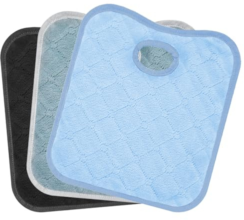 ELNX Juego de 3 Protectores de Asiento para Entrenamiento de Orinal | Protectores de Asiento para sillas Infantiles | Absorbe Agua y Anti filtración | Accesorios de Cochecito (Negro, Gris, Azul)