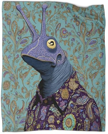 kaiyun Babosa con Camisa de Cachemir Manta, Ropa Cama Suave Y Liviana para Todas Las Estaciones Picnics,Viajes,decoración del Hogar 40x50inch(100x130cm)