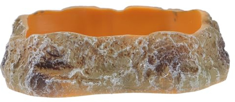 HIAKDOFT Bol Alimentation Résine pour Reptiles Petit Format Gamelle Eau et Nourriture pour Lézards Tortues et Autres Petits Animaux Facile à Nettoyer et Résistante