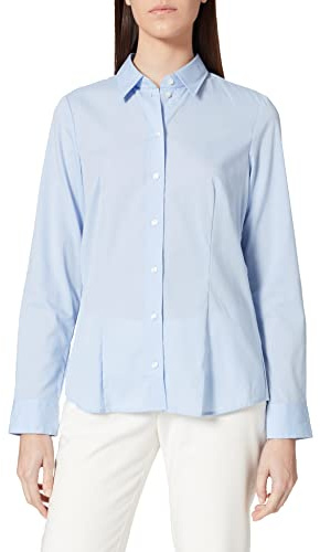 Seidensticker dam Hemdbluse Langarm Regular Fit Uni Bügelfrei Blus