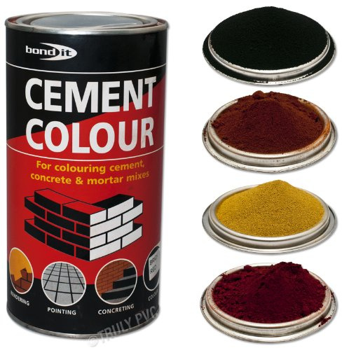Truly PVC Supplies 6 x 1kg Tubs of Russet Brown Powdered Cement Dye Bond-It Builders Complete BDH060BR
