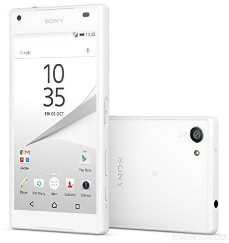 Sony Xperia Z5 Compact Smartphone, 11,6 cm (4,6 Zoll), Octa Core MSM8994 Snapdragon 810, 1,5 GHz, 2 GB RAM, 32 GB ROM, 5,1 MP Frontkamera und 23 MP Rückkamera, Android 5.1.1, Weiß