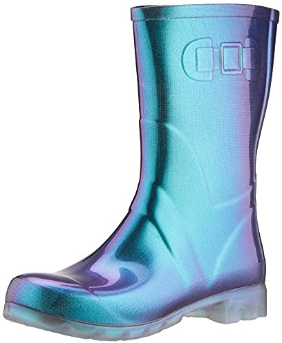 Beck Damen Glossy Gummistiefel, Türkis, 39 EU