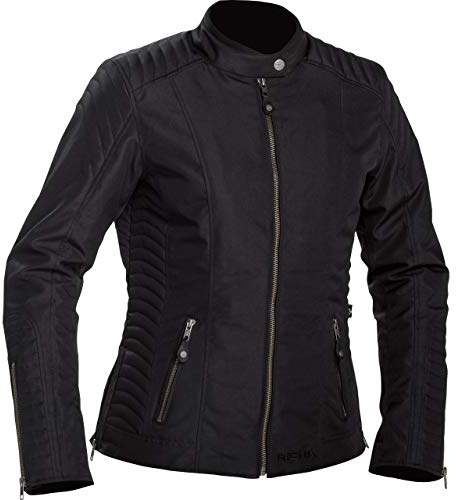 Richa Lausanne wasserdichte Damen Motorrad Textiljacke, schwarz, 6XL