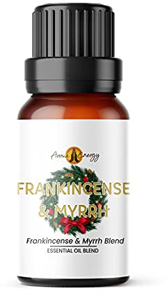 Frankincense & Myrrh Essential Oil Blend, 100ml - Christmas Winter Xmas Fragrance - Aromatherapy, Diffuser Oils, Oil Burner, Meditation, Yoga