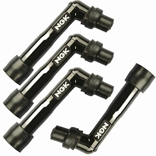 4X NGK Zündkerzenstecker XD05F 8072 10-12mm M4 für Honda Kawasaki Suzuki Yamaha