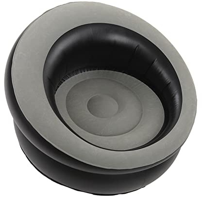 Divano Gonfiabile, Divano Ad Aria Floccato, Divani Gonfiabili Poltrona Gonfiabile per Soggiorno, Camera da Letto, Sala Lettura, Ufficio, Balcone, Campeggio, Viaggi (Grigio)