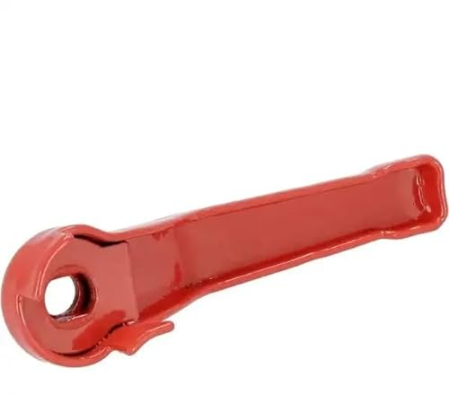 cyclingcolors Palanca Manija Hierro Válvula de bola rojo acero 1/2