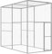 Willood Katzenkäfig Katzengehege Outdoor Haustierkäfig 3x1,5x2,5 m Verzinkter Stahl