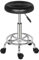 Bonnlo Rollhocker höhenverstellbar, Arbeitshocker 360° drehbar, Drehhocker für Büro/Salon/Bar, Kunstleder, Schwarz