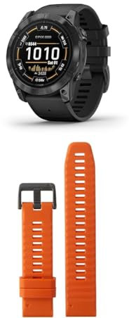 Garmin Instinct 2X Solar – GPS Smartwatch with Infinite Battery Life in Smartwatch Mode, over 40 Sport Apps & QuickFit Band