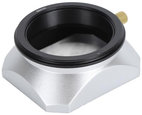 Parasol de Objetivo de 58 Mm, Acabado Mate, Bayoneta de Aleación de Aluminio, Accesorio de Fotografía Ideal, Parasol Cuadrado de 58 Mm con Tapa de Metal, para FE 40 Mm F2.5 G FE