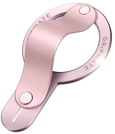 GripMate für Handy Ring für MagSafe - Magnetisch Halterung Abnehmbar - Komfortabler Finger Telefon Loop Griff für iPhone 17/16/15/14/13/12, Alle Smartphone, Zubehör für MagSafe, Rosa