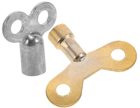 DINHEAROM 2pcs Radiator Valve Keys for Bleeding Square Hole Exhaust Valve Key Radiator Accessories for Easy Maintenance