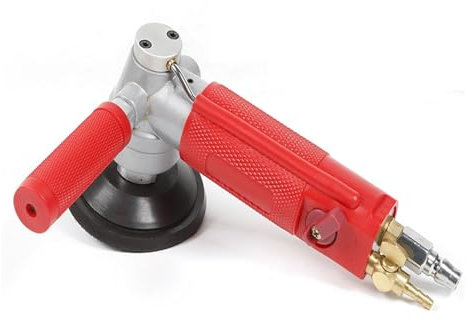 Amoladora neumática de chorro de agua de 4 , lijadora pulidora de aire for suelo de piedra de Jade y mármol, velocidad Variable, pulido en húmedo, granito y hormigón Para pulir mármol, granito y pied