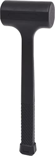 KS Tools 140.5256 Mazzuola in Gomma, Antirimbalzo, in Solido Poliuretano-Fibra di Vetro, Peso 1170 G