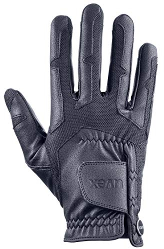 uvex ventraxion - Flexibler Reithandschuh für Damen und Herren - strapazierfähig - optimale Belüftung - Blue - 5-6