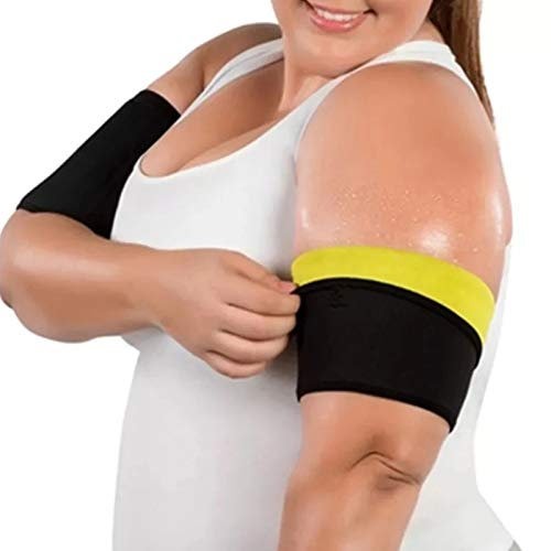 Manicotto di Compressione del Braccio, 1 Fascia per Modellare il Braccio Dimagrante in Neoprene Manicotto di Compressione Tutore per Trainer per la Parte Superiore del Braccio(L)