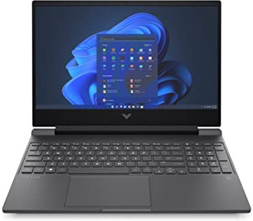 HP Victus 15-fa0085nf, Ordinateur Portable, Intel Core i5 12450H, 16 Go RAM, 512 Go SSD, Nvidia RTX 3050 4 Go, Écran 15.6 FHD IPS 144 Hz Antireflet, Windows 11 Home, PC Gamer, Clavier AZERTY, Gris