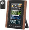 Station Météo sans Fil HAPPYMATE avec Capteur, Thermomètre Lgromètre Intérieur Extérieur, Temp., Hum., Baromètre, Prévision Météorologique, Réveil, Phases Lunaires