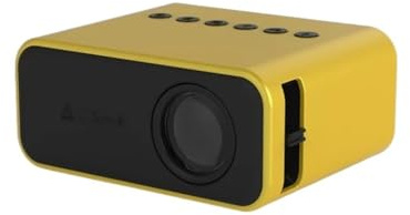 Home Cinema Videoproiettore portatile 3D Mini videoproiettore sincronizzazione cablata smartphone Android IOS (colore: E, dimensioni: spina UK) (spina australiana nera) piccolo regalo