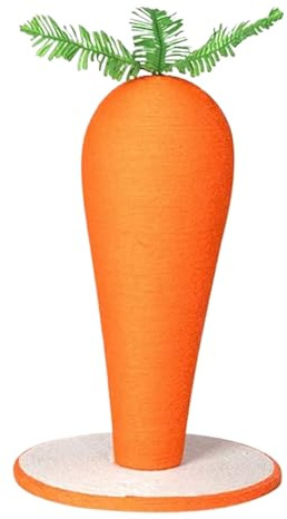Colonne À Gratter Féline, Accessoire De Style Carotte, Station De Jeu Durable | Area À Gratter Texturée Encourageant l'exercice D'étirement, La Satisfaction des Instincts Naturels, Offre De Solutio