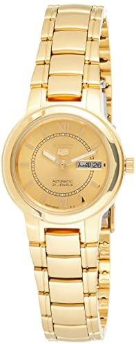SEIKO Women's Gold Tone 5 Automatic Dress Watch