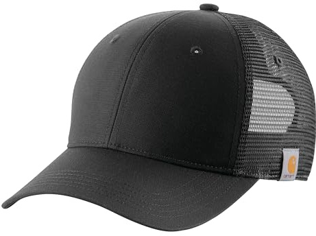 Carhartt Men's Rugged Professional™ Series Canvas Mesh Back Cap, Black, OS