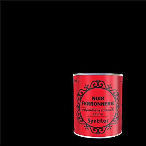 Syntilor - Peintures Ferronnerie Noir Satiné 0,75L