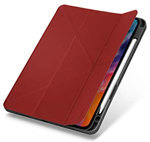Muvtech Co-Powered by Uniq Transforma Rigor Series Schutzhülle für iPad Air 10.9 (2020), Rot