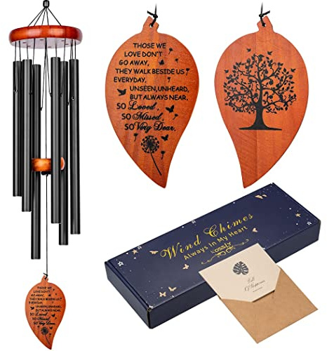 Sympathy Wind Chimes,32 Memorial Wind Chimes for Loss of Loved One