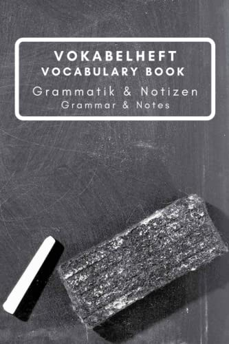Vokabelheft liniert mit 2 Spalten für Englisch im A5 Format mit Grammatik Infos über 100 Seiten und Platz für 2070 Vokabeln und 8 Seiten Notizen ... ideal für alle Altersklassen geeignet