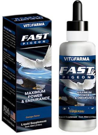 Vitofarma Fast Pigeon Supplement Liquid for Pigeon - Vitamin Minerals for Birds 60 ml