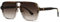LOJUDI Retro Sonnenbrille Damen Herren - 70er Jahre Pilotenbrille Eckig Vintage Brille Groß Gläser Sunglasses Men Woman für UV400 Schutz-Leopard/Gradient Braun