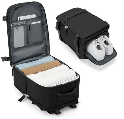 BJLFS Zaino da Viaggio Ryanair 40x30x20 Wizzair Bagaglio a Mano 40x20x25 Borse da Cabina per Ryanair 40x20x30 Bagaglio a Mano Zaino Borsa Impermeabile Adatto per Portatile da 14 Pollici