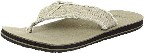 Sanuk Herren Fraid Not Flip-Flop, Natürlich, 39 EU