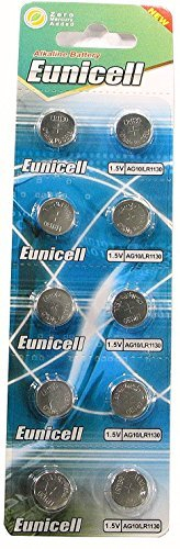 10 pile a bottone AG13/LR44/L1154/357/A76/SR44/G13