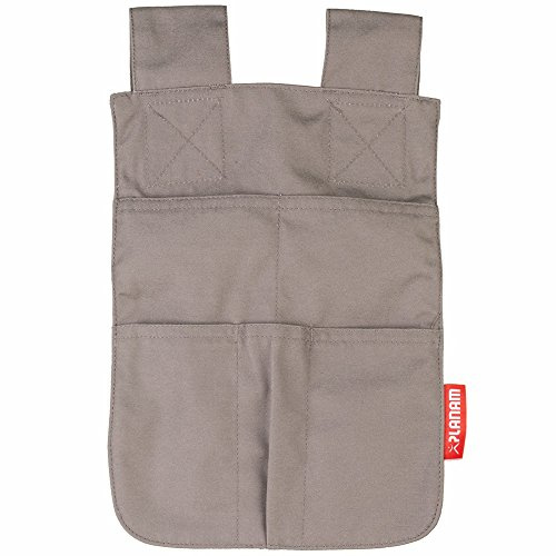 Planam 6002 Accessoires Werkzeugtasche - Optimale Sicherheit und Komfort - Farbe: Zink - Größe: Einheitsgröße