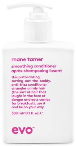 EVO conditioner zum Glätten für krauses, widerspenstiges und coloriertes Haar I verleiht Geschmeidigkeit, Glanz und, 300 ml reduziert Frizz I vegan, ohne Sulfate