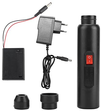 Fdit LED Schierlampe Nutztier Eier schieren Inkubatorlampe Ei Candler Tester Beleuchtung (EU-Stecker)