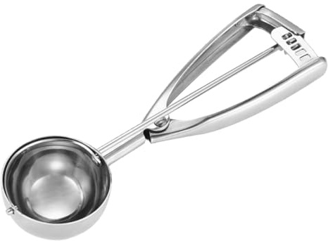 Fayomir Cookie Scoop 3 Tbsp, Size #20, 3 Tablespoon Cookie Scoop for Baking, Ice Cream Scoop With Trigger, 18/8 Stainless Steel, For Cookies, Cupcake, Muffin, Ice Cream, Meatball