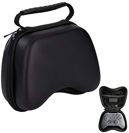QIMEI-SHOP Carry Case for Game Controller Universal Portable Travel Bag with Internal Pocket Compatible with Switch Pro Xbox One 360 PS5 PS4 PS3 Controller 6.1*4.3*2.8 inch
