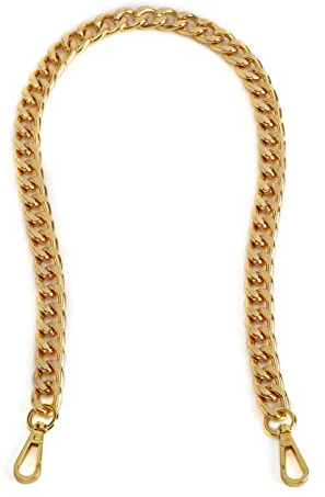 Xiazw Belle chaîne de poche porte-monnaie bandoulière chaîne bandoulière bandoulière sangle de sac de rechange accessoires charme décoration (or antique,66 cm)