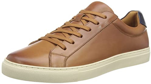 Hush Puppies Men's Colton Cupsole Trainers, Tan, 11